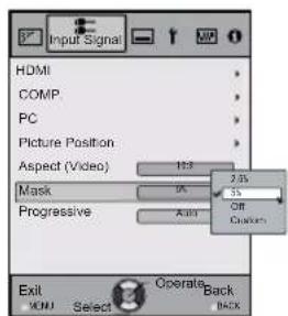 JVC DLARS60U3D - Set a mask value - 2