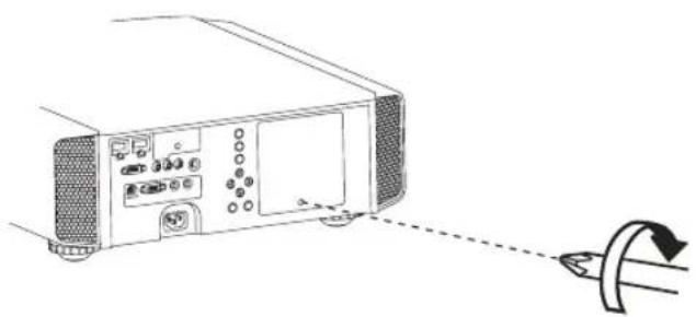 JVC DLARS60U3D - Attach the lamp cover - 1