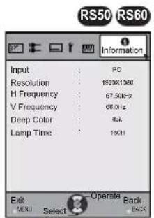 JVC DLARS60U3D - Press OK or cursor (▼)▼ - 2