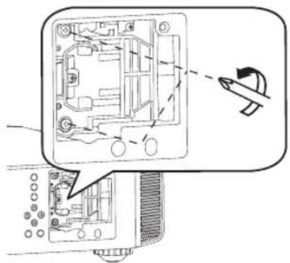 JVC DLARS60U3D - Procedimiento de reemplazo de la lámpara - 2