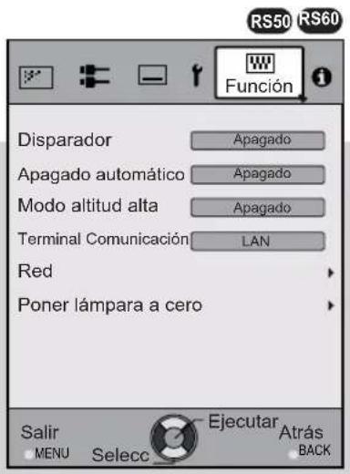 JVC DLARS60U3D - Ajustes y configuraciones del menú (Continuación) - 1