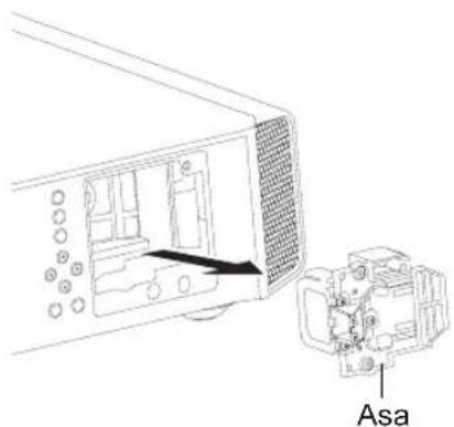 JVC DLARS60U3D - Procedimiento de reemplazo de la lámpara - 3