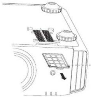 JVC DLARS60U3D - Remove the inner filter. - 1