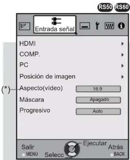 JVC DLARS60U3D - Estructura de la jerarquía de menús (resumen) - 2