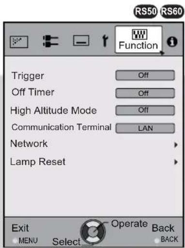 JVC DLARS60U3D - Adjustments and settings in the menu (continued) - 1