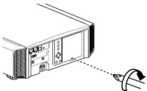 JVC DLARS49U - Attach the lamp cover - 1