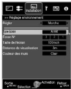 JVC DLARS49U - Réglez Type Ecran - 1
