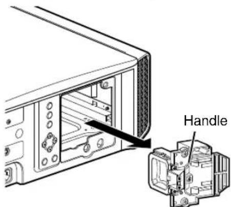 JVC DLARS49U - Pull out the lamp unit - 1