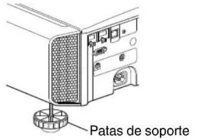 JVC DLARS49U - Ajuste del ángulo de elevación del projector - 1