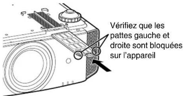 JVC DLARS49U - Réinstallez le filtretre interne - 1