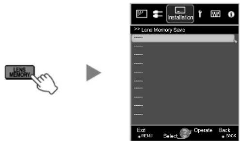 JVC DLARS49U - Saving an adjustment data - 1