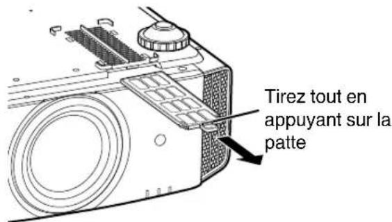 JVC DLARS49U - Retirez le filtrre interne - 1