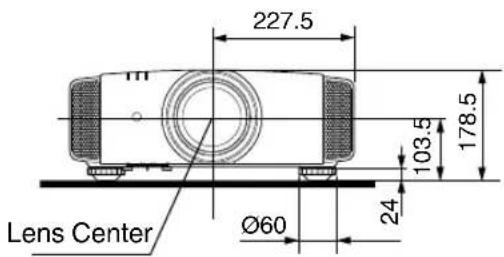JVC DLARS49U - Dimensions - 3
