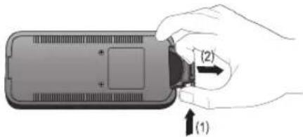SHERWOOD S7 - Colocar la pila-boton en el mando a distancia - 1