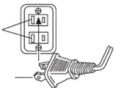 ALTEC LANSING XT2 - CONNEXION DU CABLE D'ALIMENTATION (PRISE MURALE CA) - 1