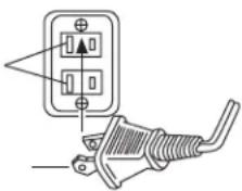 ALTEC LANSING XT2 - CONNECTING THE POWER CORD (AC WALL SOCKET) - 1
