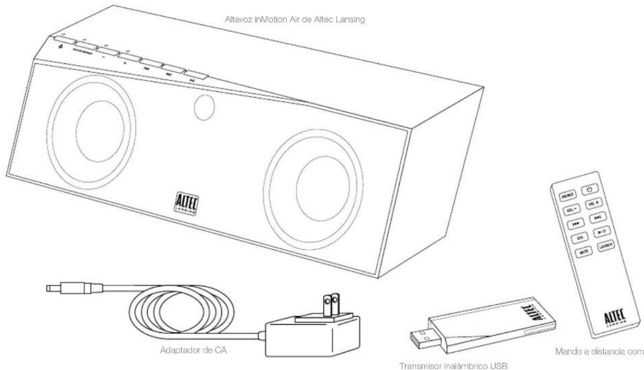 ALTEC LANSING inMotion Air iMW725 - Contenido del paquete - 1
