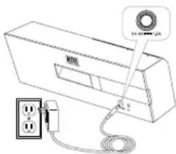 ALTEC LANSING inMotion Air iMW725 - Installera nätadapter - 1