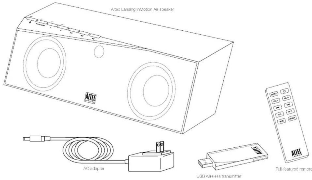 ALTEC LANSING inMotion Air iMW725 - Contents - 1