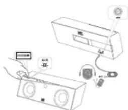 ALTEC LANSING inMotion Air iMW725 - Прослушивание звука с портативного аудиоустройства без функции Bluetooth - 1