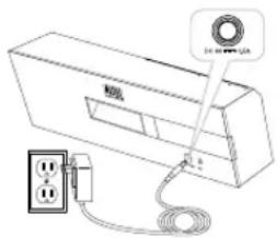 ALTEC LANSING inMotion Air iMW725 - Das Netzkabel anschließen - 1