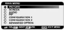 NEC MultiSync LCD3210 - OSM (On-Screen-Manager) Controls - 2