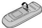 NEC MultiSync LCD3210 - Install the remote control batteries - 3