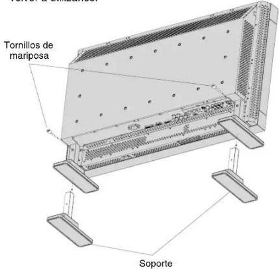 NEC MultiSync LCD3210 - Cómo retirar el soporte - 1