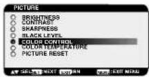 NEC MultiSync LCD3210 - OSM (On-Screen-Manager) Controls - 17