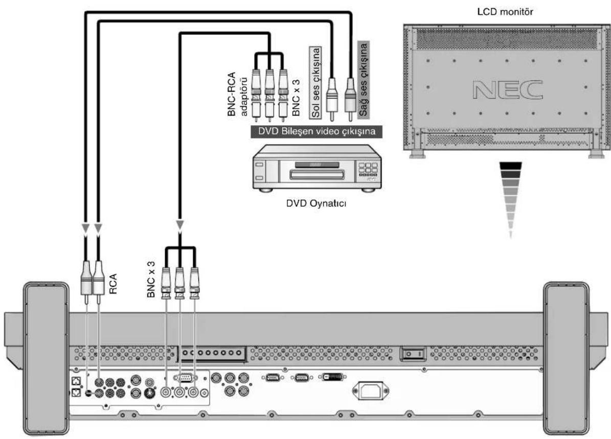 NEC MultiSync LCD3210 - LCD Monitörü DVD Player'a Bağlamak - 1