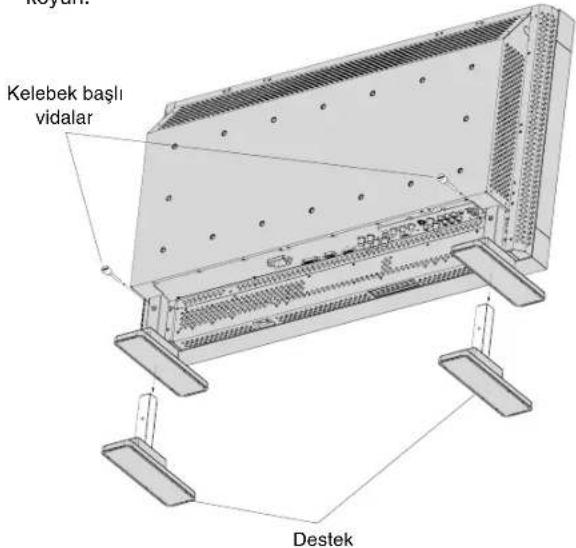 NEC MultiSync LCD3210 - Desteğin çıkarılması - 1