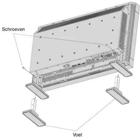 NEC MultiSync LCD3210 - De voet verwijderen - 1