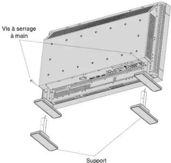 NEC MultiSync LCD3210 - Installation et retrait du support - 1