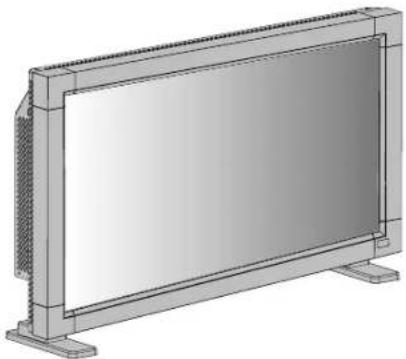 NEC MultiSync LCD3210 - In the upright position - 1
