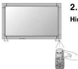 NEC MultiSync LCD3210 - Sie drücken den Netzschalter. - 1