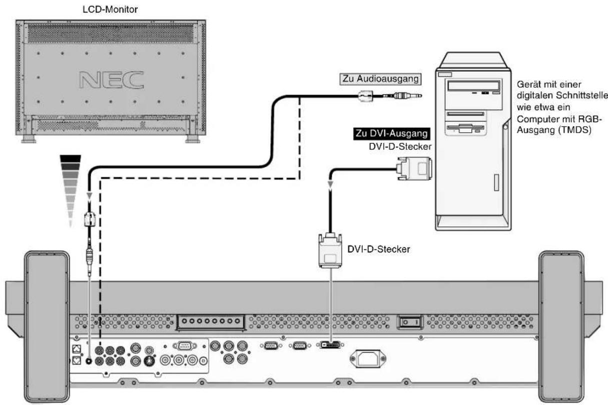 NEC MultiSync LCD3210 - Anschluss des LCD-Monitors an einen Computer mit digitalem Ausgang - 1