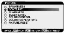 NEC MultiSync LCD3210 - OSM (On-Screen-Manager) Controls - 5