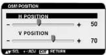 NEC MultiSync LCD3210 - OSM (On-Screen-Manager) Controls - 71