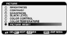 NEC MultiSync LCD3210 - OSM (On-Screen-Manager) Controls - 21