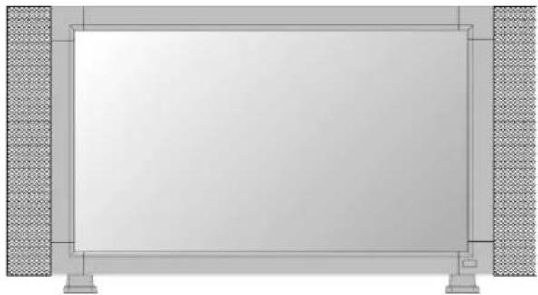 NEC MultiSync LCD3210 - Używanie zewnętrznych głośników - 1