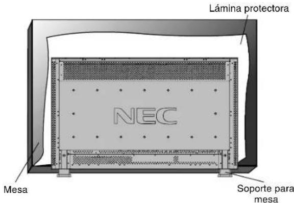 NEC MultiSync LCD3210 - Cómo montar y conectar elementos opcionales al monitor LCD - 2