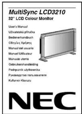 NEC MultiSync LCD3210 - Obsah - 3