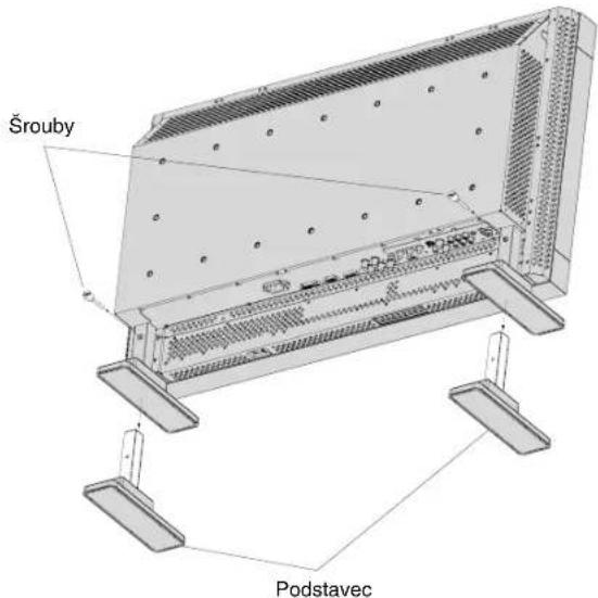 NEC MultiSync LCD3210 - Odebrání podstavce - 1