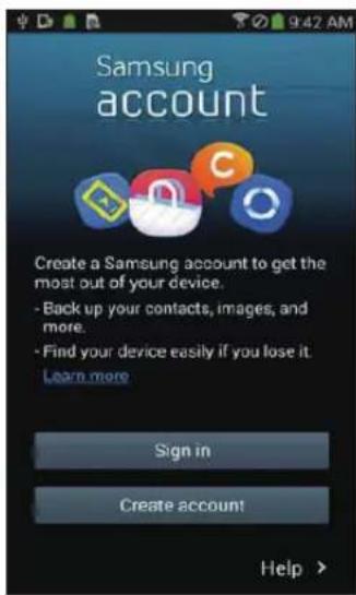 SAMSUNG POWERbot VR2AJ9040WG - Creating your Samsung account - 1