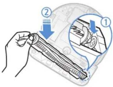 SAMSUNG POWERbot Essential VR2AJ9020UG - Nettoyage de la brosse spéciale poils d'animaux - 4