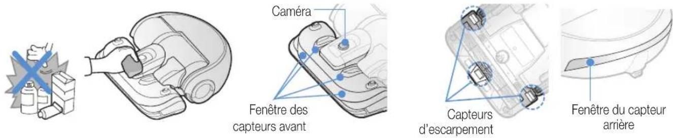 SAMSUNG POWERbot VR2AJ9250WW - Nettoyage des capteurs et de laamera - 1