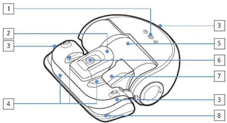 SAMSUNG POWERbot VR2AJ9250WW - Nomenclature des pièces - 1