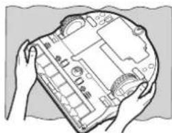 SAMSUNG POWERbot R7010 - Cleaning the Driving wheel - 1