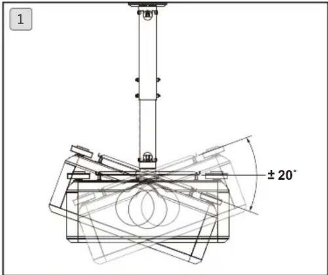 BENQ X12000 - Adjustment angle - 2