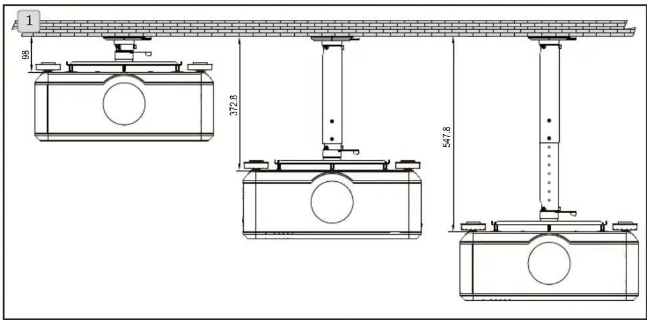 BENQ X12000 - Longitud - 1